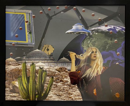 Rashida at her planet 1 Loud sirens of the Caspian bodies 3 series by Agil Abdullayev contemporary artwork Photography