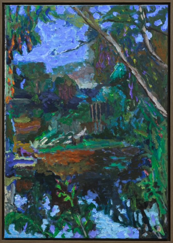 Night is Coming by Hisham Sharif contemporary artwork Painting