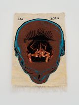 Gehirn by Ingrid Wiener contemporary artwork textile