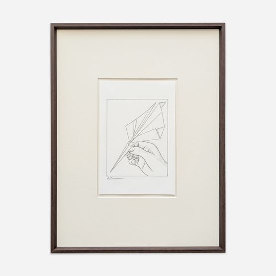 Airplane by Charlie Oscar Patterson contemporary artwork Drawing