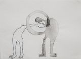 I bend I break for you my love by Dineo Ponde contemporary artwork painting textile