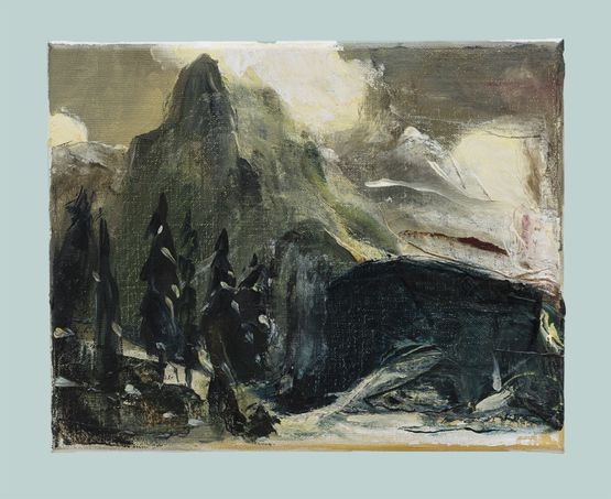 Old Scenery by Qiu Xiaofei contemporary artwork Painting