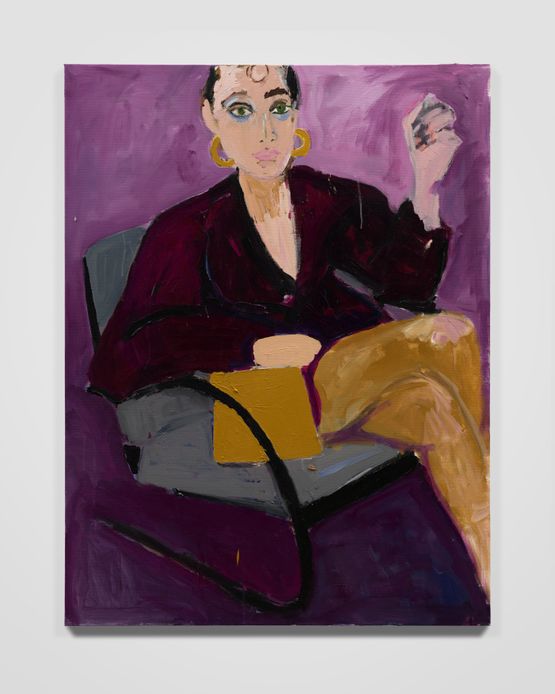 Untitled Portrait of Reign Judge by Henry Taylor contemporary artwork Painting