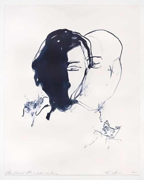 Then I wasnt Alone Life was here by Tracey Emin contemporary artwork Print