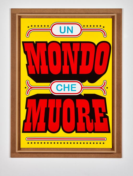 Un Mondo Che Muore  4 by Olaf Nicolai contemporary artwork Print