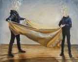The Canvas II by David OKane contemporary artwork painting