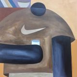 Wisdom and the New Cool by Kpe Innocent contemporary artwork painting
