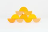 Pineapple one da serie Fruteiras misulas metopas triglifos e muqarnas from the Fruit Bowls Corbels Metopes Triglyphs and Muqarnas series by Estela Sokol contemporary artwork mixed media