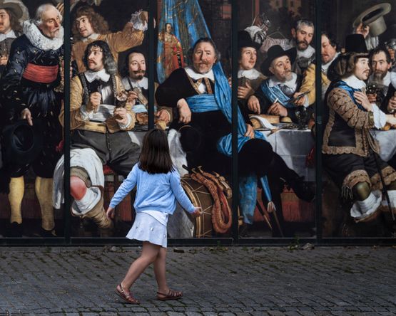 Historic Painting Reproduction Amsterdam by Anastasia Samoylova contemporary artwork Photography
