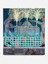 The grand scaffold by Agnes Scherer contemporary artwork painting