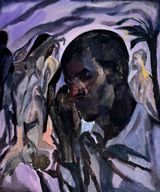 We are because He was II by Vikrant Bhise contemporary artwork painting