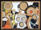 March Mannequin Defectors II by Jann Haworth contemporary artwork drawing works on paper