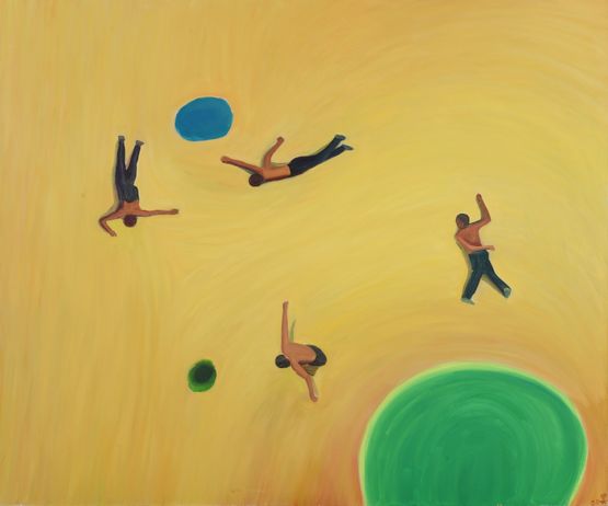 Body Washed Away by Yu Guo contemporary artwork Painting