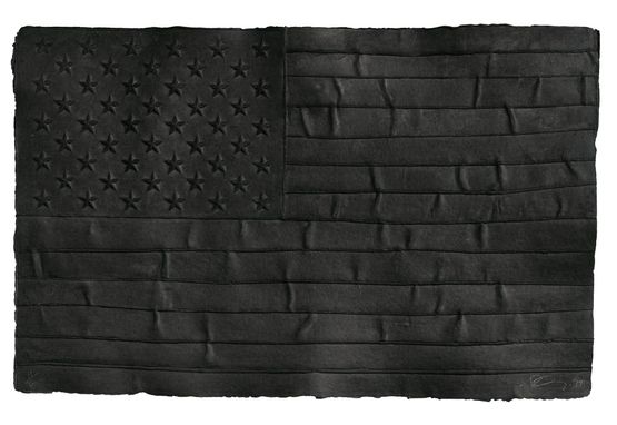 Black Flag by Robert Longo contemporary artwork Sculpture