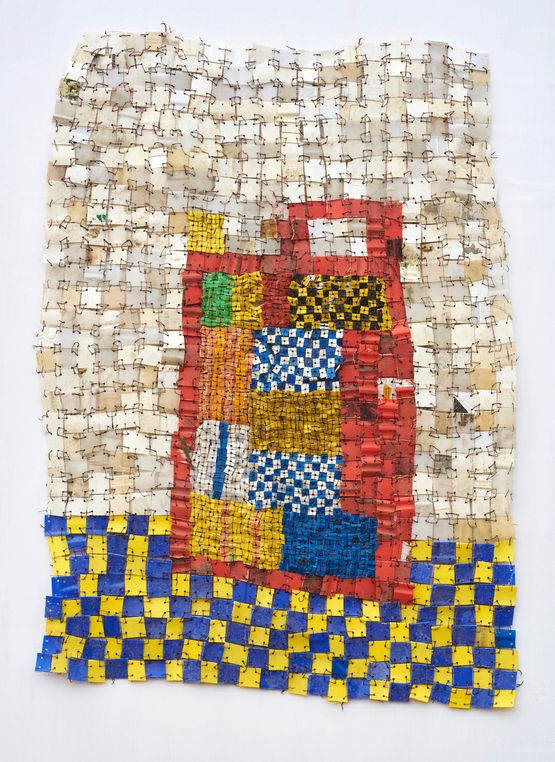 Adokwei by Serge Attukwei Clottey contemporary artwork Sculpture