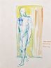 Man Walking out of His Painting by Antonio Mak contemporary artwork Painting