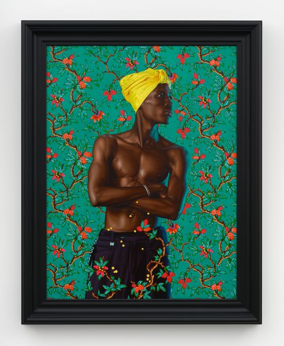Portrait of Seydina Omar Gueye II by Kehinde Wiley contemporary artwork Painting