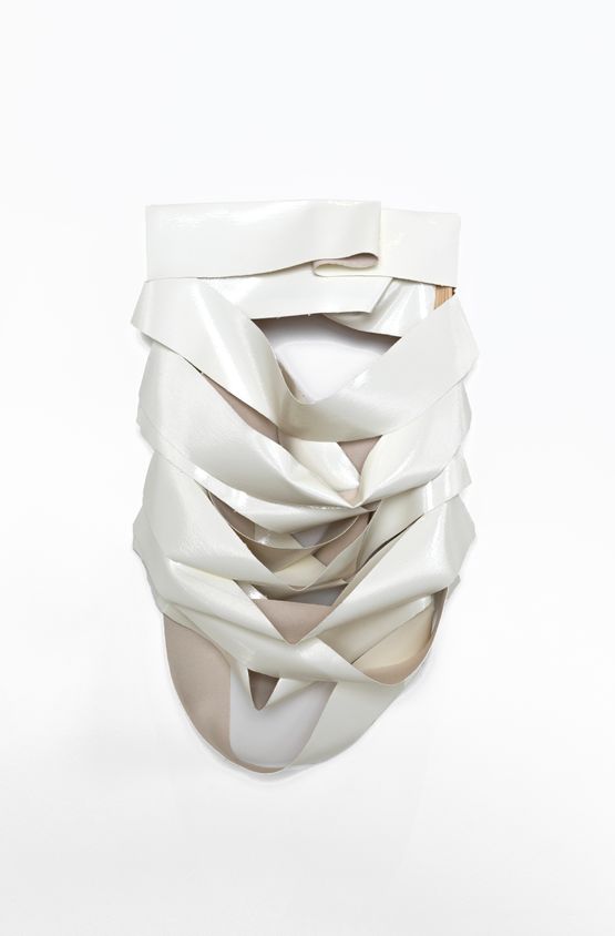 Barricade Shield Off-White by Angela De La Cruz contemporary artwork Painting