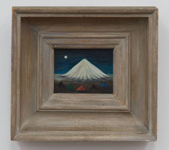 Encampment White Mountain by Gertrude Abercrombie contemporary artwork Painting