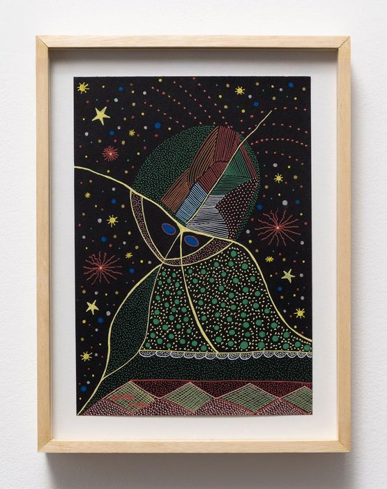 Sem titulo by Jaider Esbell contemporary artwork Works on Paper