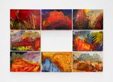 Moon Naming of Things by James Lavadour contemporary artwork painting