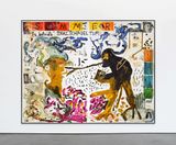 Wan Sagt Sommer Sonne Sonnenschein Komm Herein Muss Aber Nicht SeinIch Bin Daheim by Jonathan Meese contemporary artwork painting