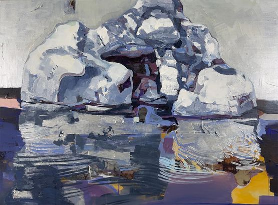 The Melting Half by Chan Yuk Keung contemporary artwork Painting