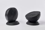 model for double consciousness hemispheres by Nolan Oswald Dennis contemporary artwork Sculpture