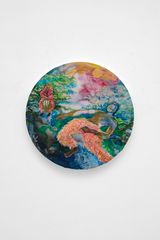 Casting spells on Drexciya by Alberta Whittle contemporary artwork painting