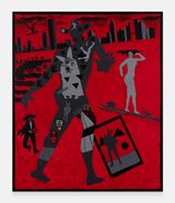 Self Portrait Circa 1982 by Derek Boshier contemporary artwork painting