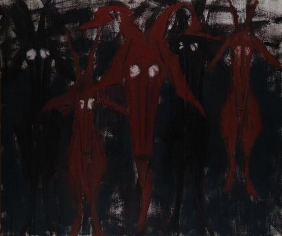 Goat in the Darkness by Mao Xuhui contemporary artwork Painting