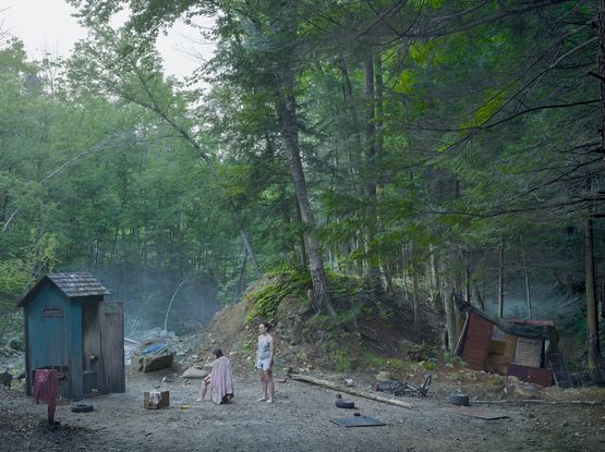 The Haircut by Gregory Crewdson contemporary artwork Photography