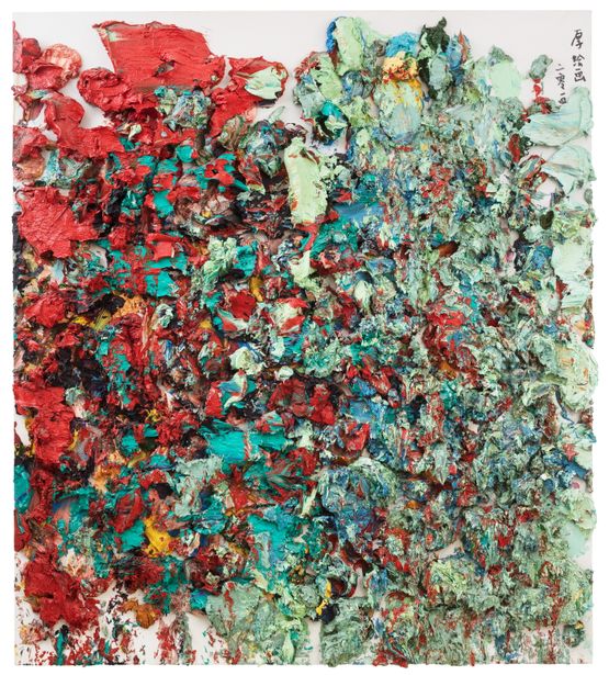 Thick Painting 2014  by Zhu Jinshi contemporary artwork Painting