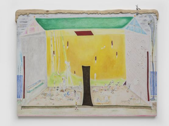 The Yellow Room by Wu Silin contemporary artwork Painting