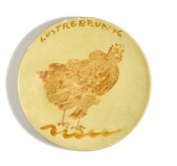 Poule Lustre Brun 46 by Pablo Picasso contemporary artwork