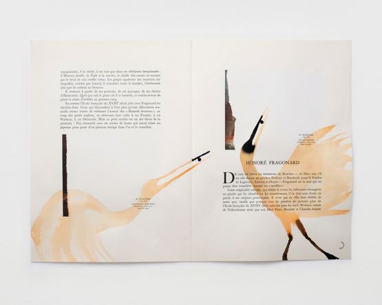 Untitled. Hamburg Birds Fragonard by Dirk Stewen contemporary artwork Works on Paper
