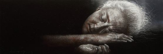 Face-w26 by Han Young Wook contemporary artwork Painting