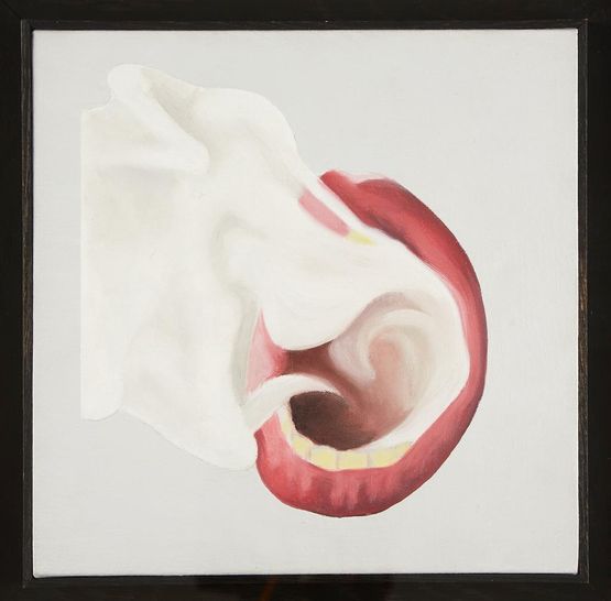 Smoker Study  for smoker 14 by Tom Wesselmann contemporary artwork Painting