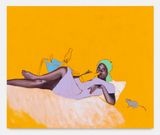 Self loathing in 100 percent humidity by Cassi Namoda contemporary artwork painting