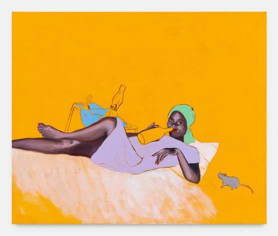 Self loathing in 100 percent humidity by Cassi Namoda contemporary artwork Painting
