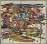 Provincetown by Mercedes Matter contemporary artwork painting sculpture works on paper