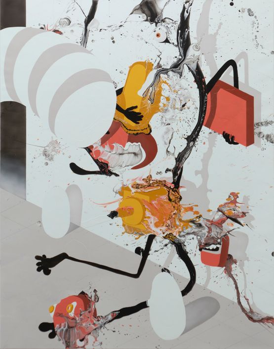 Soul juggler by Jose Castiella contemporary artwork Painting