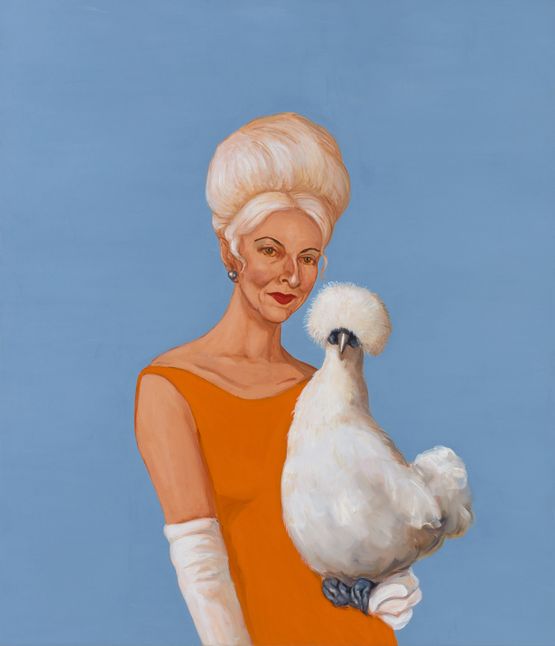 Hens Party by Joanna Braithwaite contemporary artwork Painting