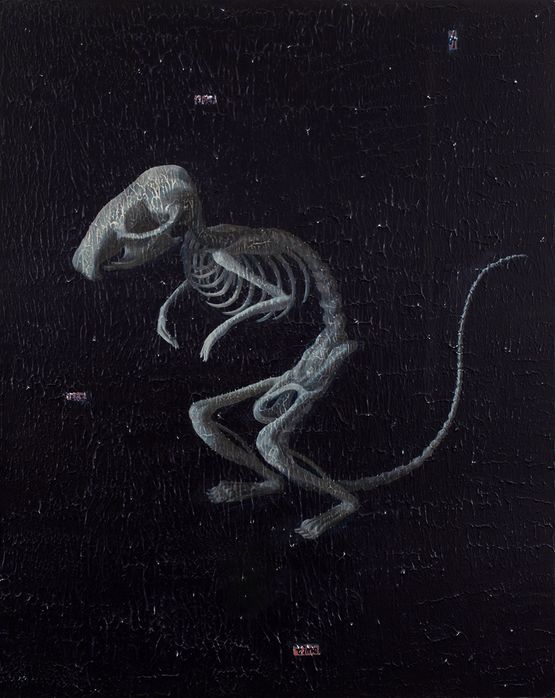 Thief of the Time by Zhai Liang contemporary artwork Painting