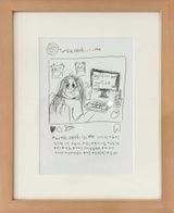 semi - turtle_neck_is_me by Shin Min contemporary artwork drawing works on paper