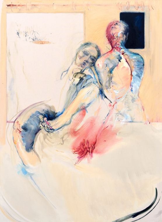 Interior by Araminta Blue contemporary artwork Painting