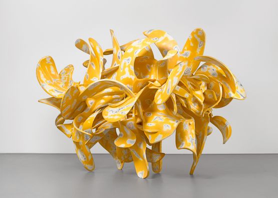 Industrial Nature, 2023 by Tony Cragg, Aluminium, 210 x 305 x 197