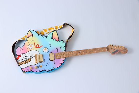 VOLUNTAD Guitar by Yuree Kensaku contemporary artwork Sculpture