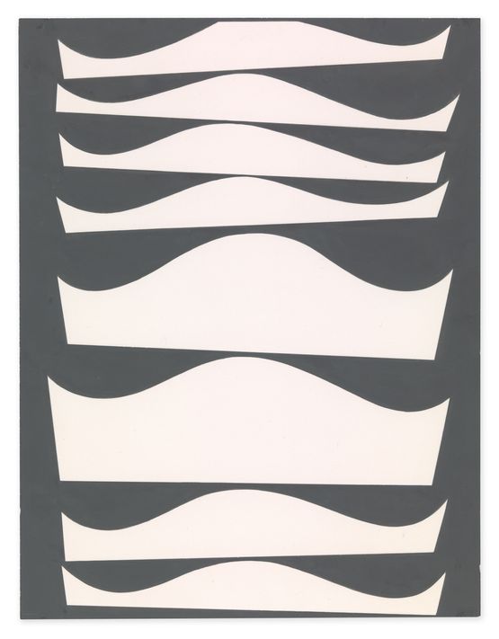 Echelonnement Gradation by Sophie Taeuber-Arp contemporary artwork Works on Paper