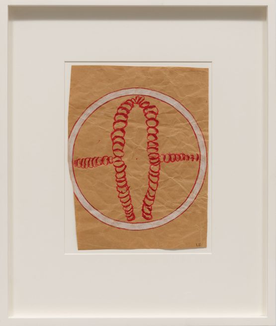 Untitled double sided by Louise Bourgeois contemporary artwork Works on Paper
